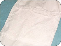 Knieverst&auml;rkung aus Frottee